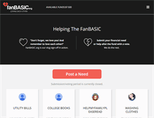 Tablet Screenshot of fanbasic.org